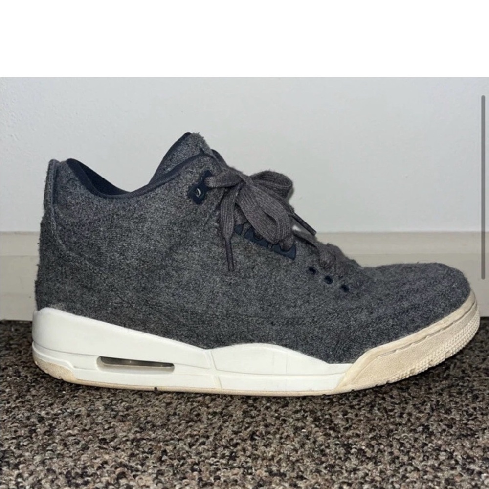 Nike Air Jordan 3 III Retro OG Wool Sz 9.5 Men 854263-004 Pre-owned Rare🔥No box
